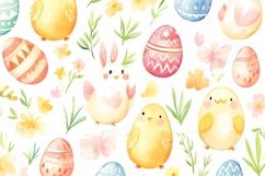 Spring Watercolour Easter Backdrop Product Image 1