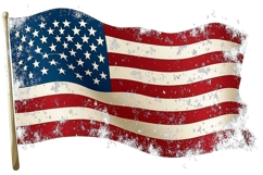 Vintage USA Flag 4th of July Patriotic day PNG Product Image 1