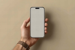 mobile phone mockup in hand Product Image 1