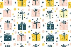 Digital Paper with Xmas Presents Product Image 1