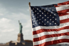 American flag on Independence Day 4th of July Product Image 1