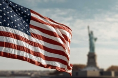 American flag on Independence Day 4th of July Product Image 1