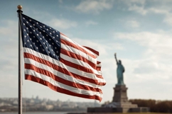 American flag on Independence Day 4th of July Product Image 1