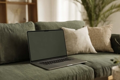 laptop mockup in the living room Product Image 1