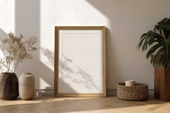 poster frame Mockup in home interior Product Image 1