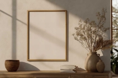 poster frame Mockup in home interior Product Image 1