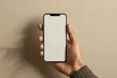 mobile phone mockup in hand Product Image 1