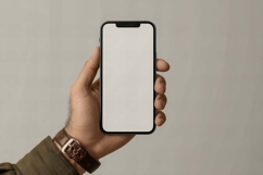 mobile phone mockup in hand Product Image 1