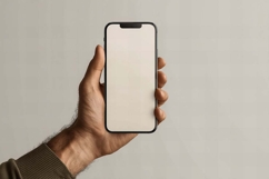 mobile phone mockup in hand Product Image 1