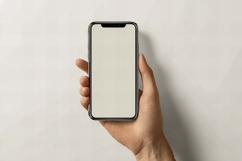 mobile phone mockup in hand Product Image 1