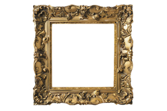 Vintage Photo Frame from Museum PNG file transparent Product Image 5