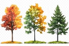 autumn trees background Product Image 1