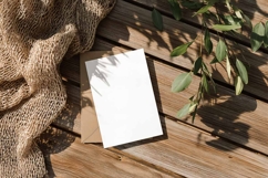 White Card Mockup Product Image 1