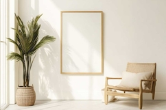 poster frame Mockup in interior Product Image 1