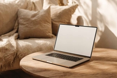 laptop mockup in the living room Product Image 1