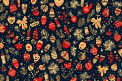 Christmas New Year Digital Paper Product Image 1