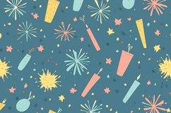 New Year Digital Paper Product Image 1