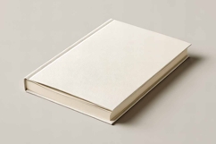 White book cover mockup minimalistic Product Image 1