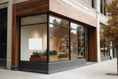 glass office storefront mockup Product Image 1