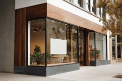 glass office storefront mockup Product Image 1