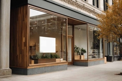 glass office storefront mockup Product Image 1