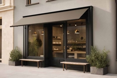 glass office storefront mockup Product Image 1