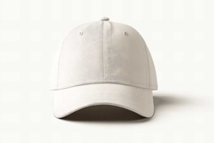White Baseball Cap Mockup Product Image 1