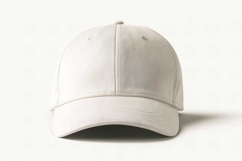 White Baseball Cap Mockup Product Image 1