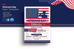 US Veterans Day Flyer Template Product Image 1