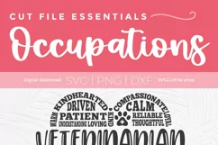 Veterinarian svg heart design - vertical Pinterest image