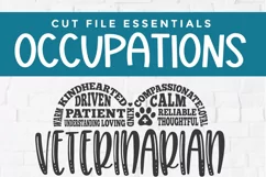 Veterinarian svg heart design - tall Pinterest image