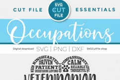 Veterinarian svg subway art heart design for Pinterest