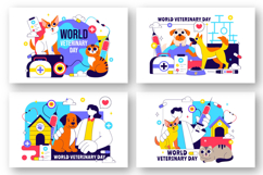 10 World Veterinary Day Illustration Product Image 2