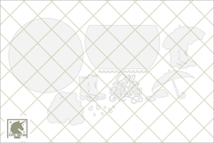 Hello Spring Umbrella Round Sign SVG | Spring Rain Boots SVG