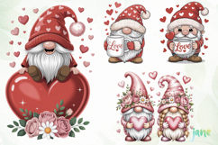 Valentine Gnome Clipart Product Image 1