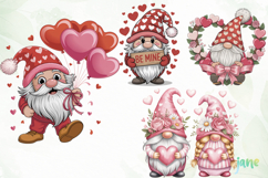 Valentine Gnome Clipart Product Image 1