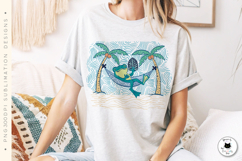 Blue Coastal Sublimation Clipart | Summer Illustrations Product Image 4