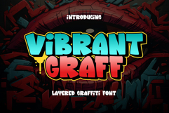 Vibrant Graff - Layered Graffiti Font Product Image 1