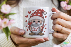 Valentine Gnome Clipart Product Image 4