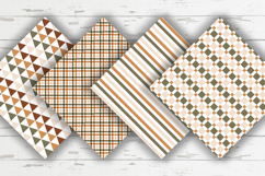 Fall Colors Digital Paper, Earth Colors Seamless Patterns Product Image 9