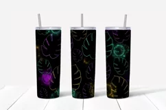 Palm leaves tumbler ,20 oz skinny tumbler sublimation Product Image 3