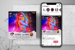 Ladies DJ Party Instagram Flyer PSD Product Image 1