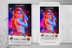 Ladies DJ Party Instagram Flyer PSD Product Image 2