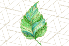 Enchanted Folk Art Florals Clipart, Stylized Flowers Png Product Image 3