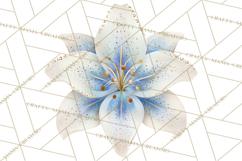 Enchanted Folk Art Florals Clipart, Stylized Flowers Png Product Image 4