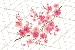 Enchanted Folk Art Florals Clipart, Stylized Flowers Png Product Image 4