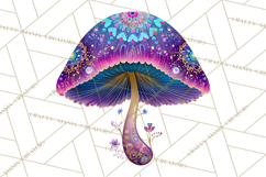 Enchanted Folk Art Florals Clipart, Stylized Flowers Png Product Image 4