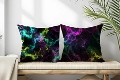 Vibrant Neon Colored Smoke Effect Patterns Digital Paper Product Image 2