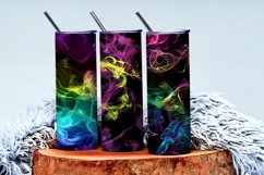 Vibrant Neon Colored Smoke Effect Patterns Digital Paper Product Image 3