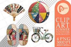 Vibrant Summer Patchwork Sublimation Product Image 1